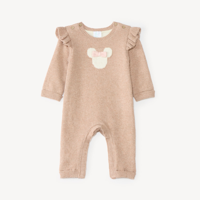 Mameluco de niña en punto de Minnie Disney 