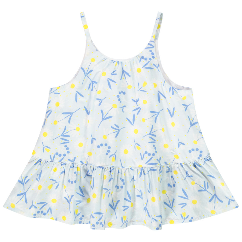 Túnica peplum de tirantes para niña  Additional Túnica peplum de tirantes para niña