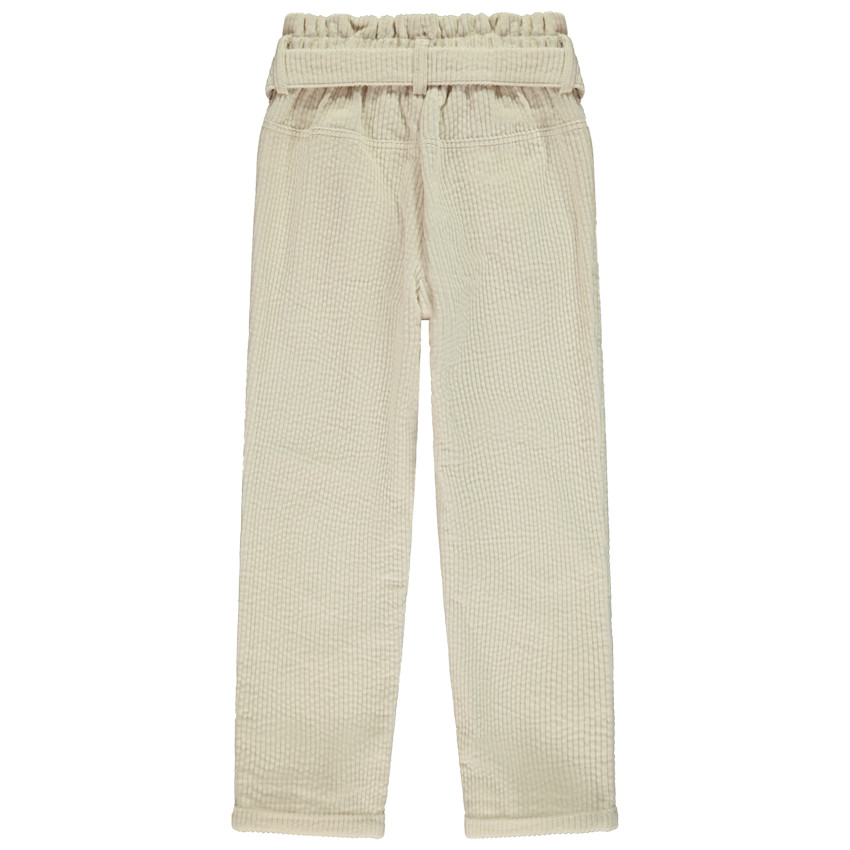 Pantalón slim de terciopelo con cinturón para niña  Additional Pantalón slim de terciopelo con cinturón para niña