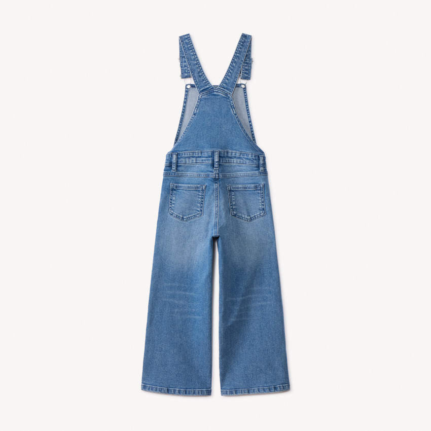 Mono largo de denim para niña 