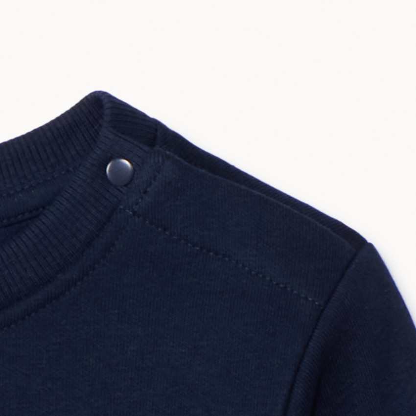 Sudadera de felpa con estampado en relieve para bebé niño 