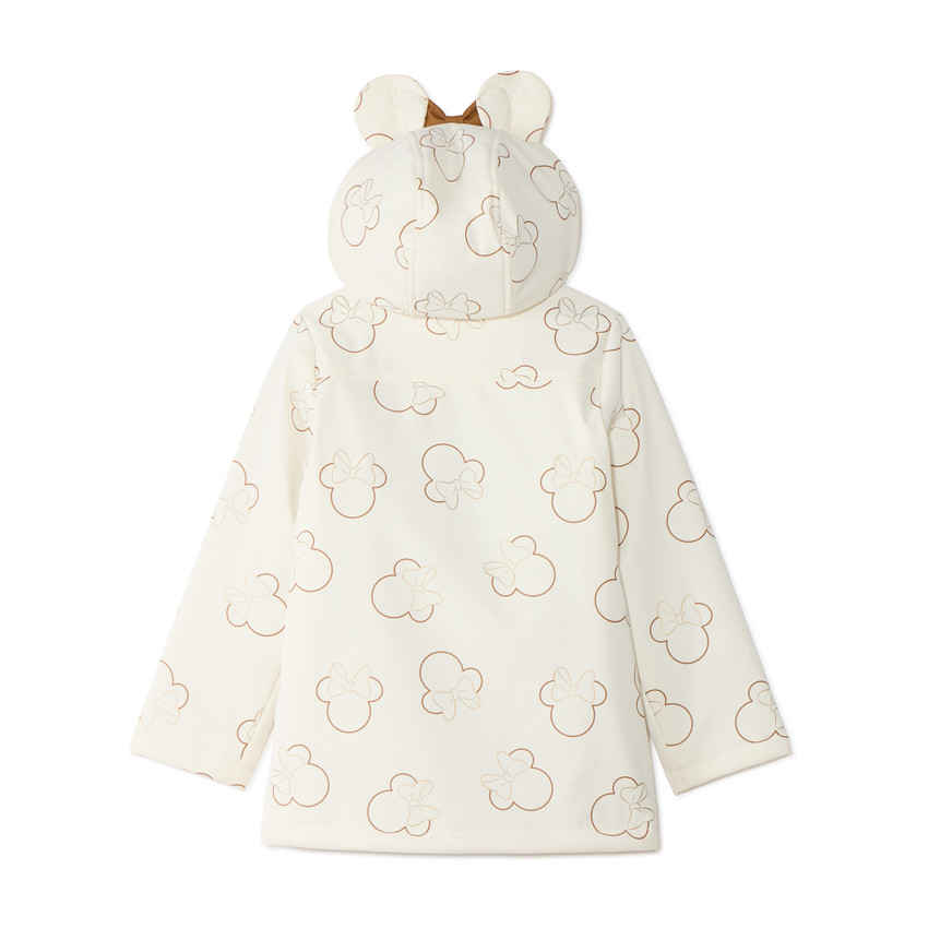 Parka para niña con diseño de Minnie Disney y capucha divertida. 