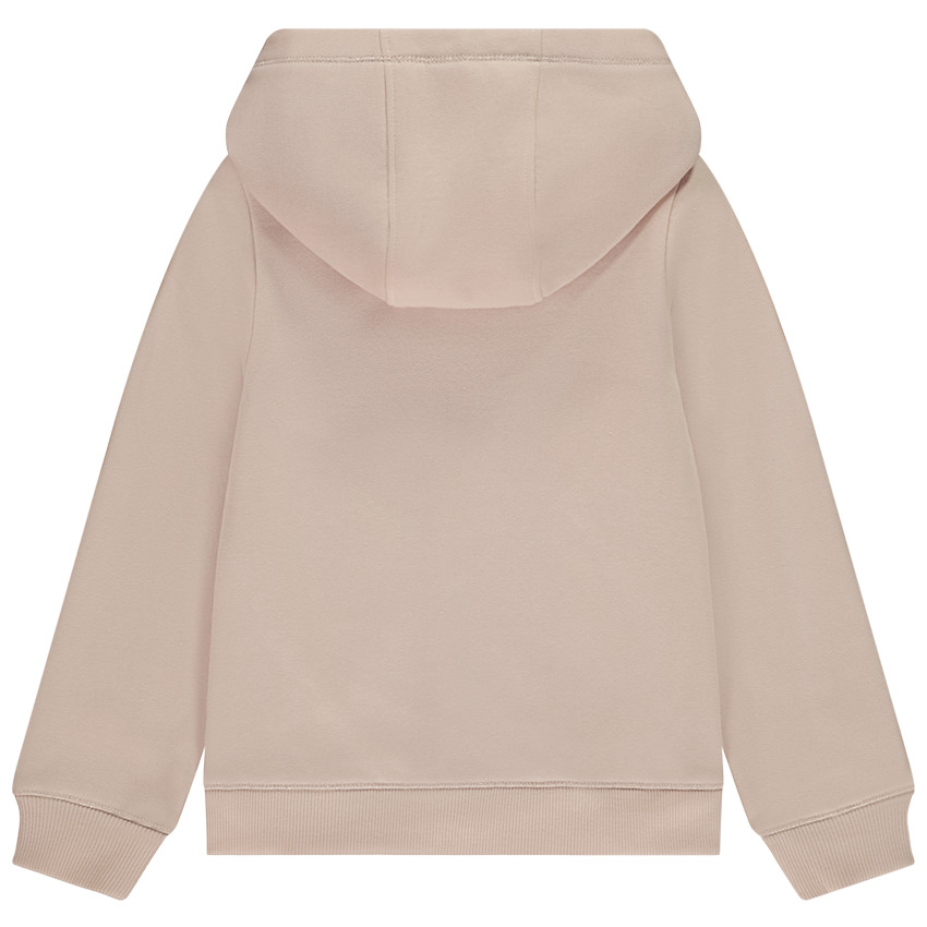 Sudadera con capucha de felpa lisa para niña  Additional Sudadera con capucha de felpa lisa para niña