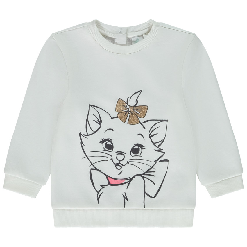 Sudadera de felpa estampado Marie Disney para bebé niña  Additional Sudadera de felpa estampado Marie Disney para bebé niña