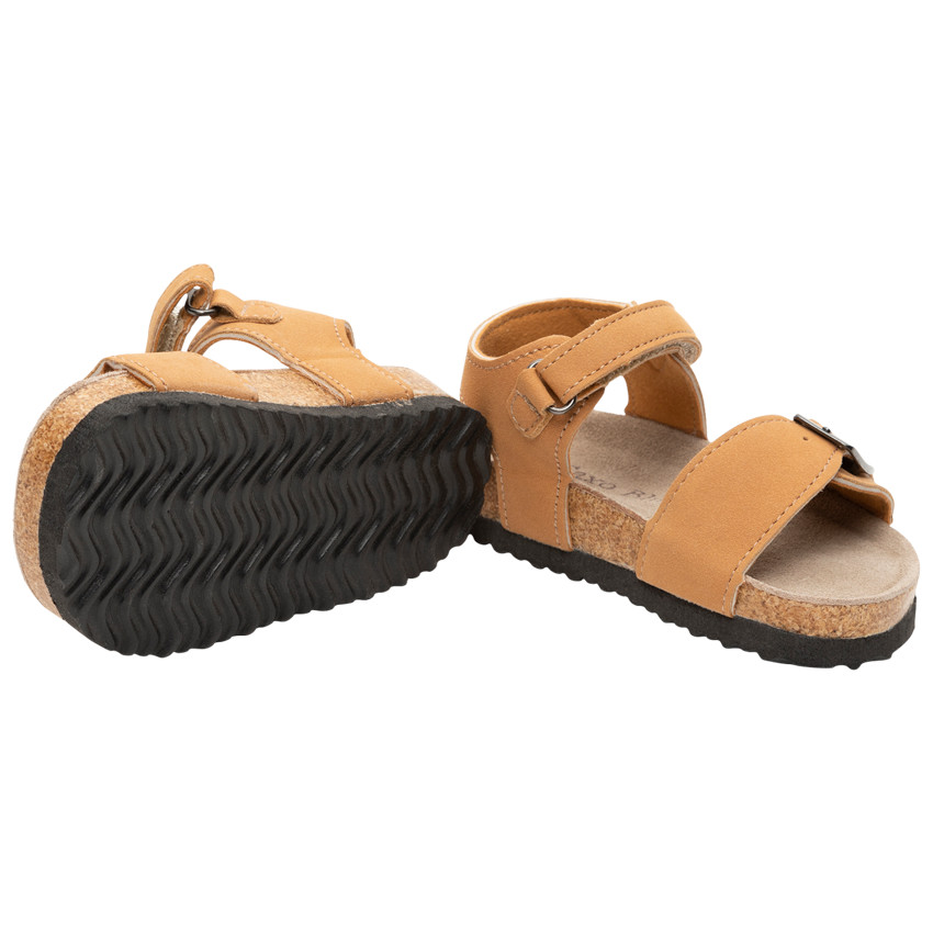 Sandalias de ante con hebilla de metal para bebé niño 