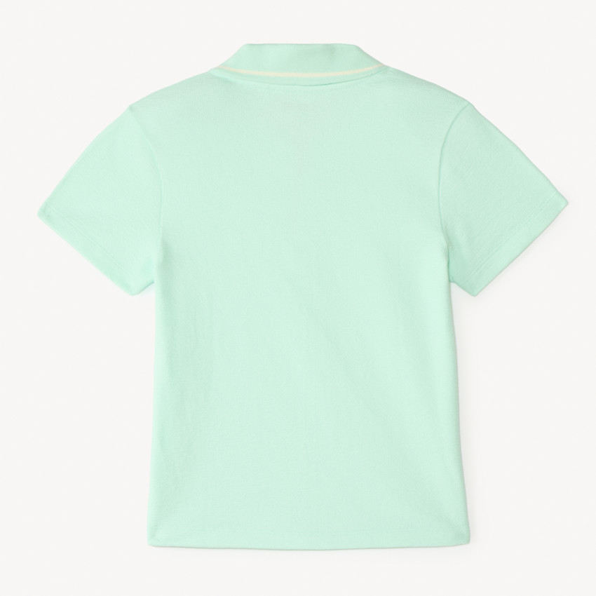 Polo de manga corta con estampados divertidos para niño 