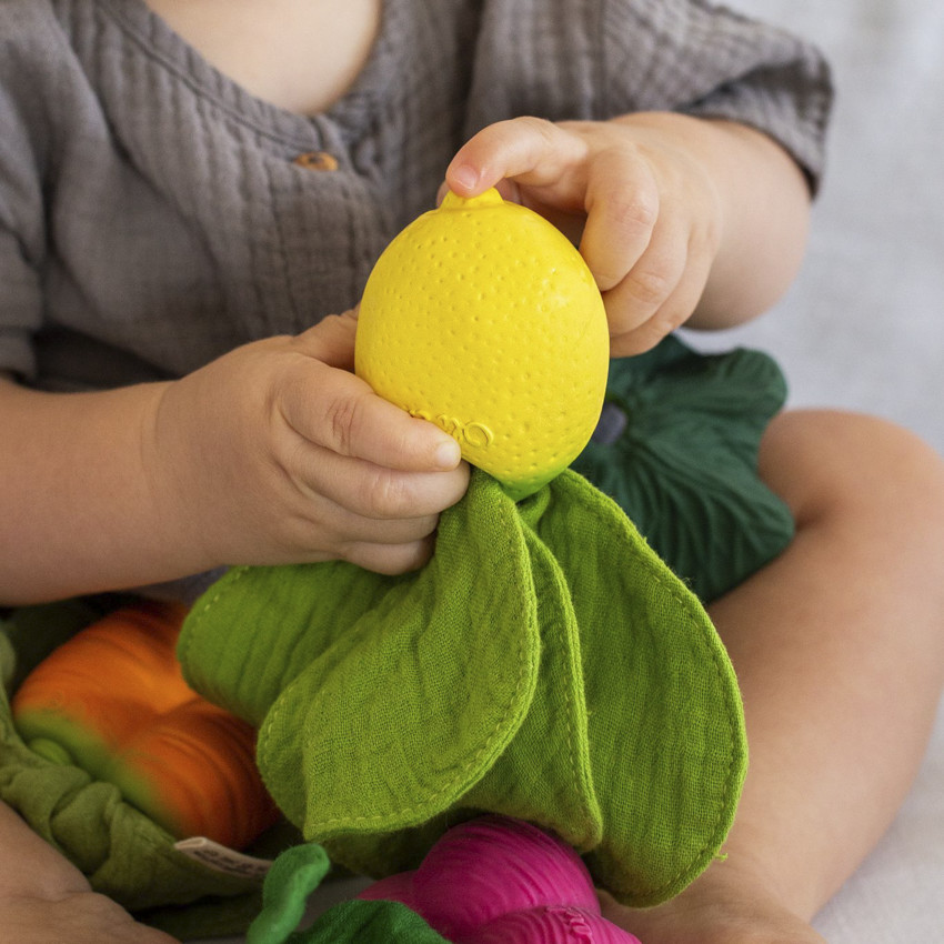 Mini dudú y mordedor 2 en 1 Lou el limón 