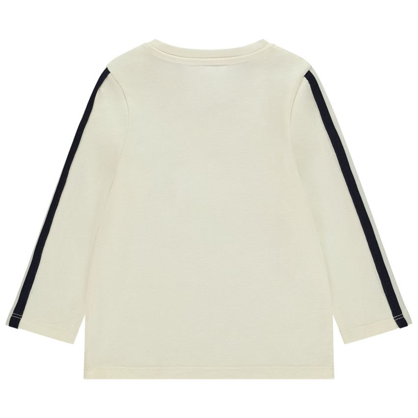 Camiseta de manga larga con parche de dinosaurio para bebé niño 