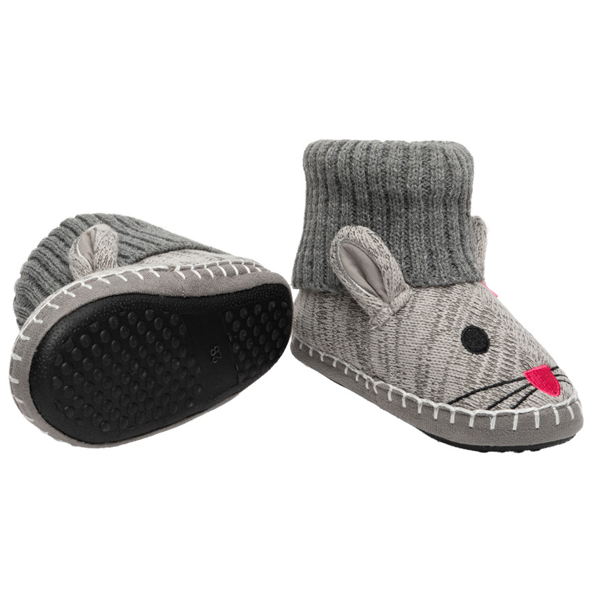Pantuflas estilo botín ratoncillo 