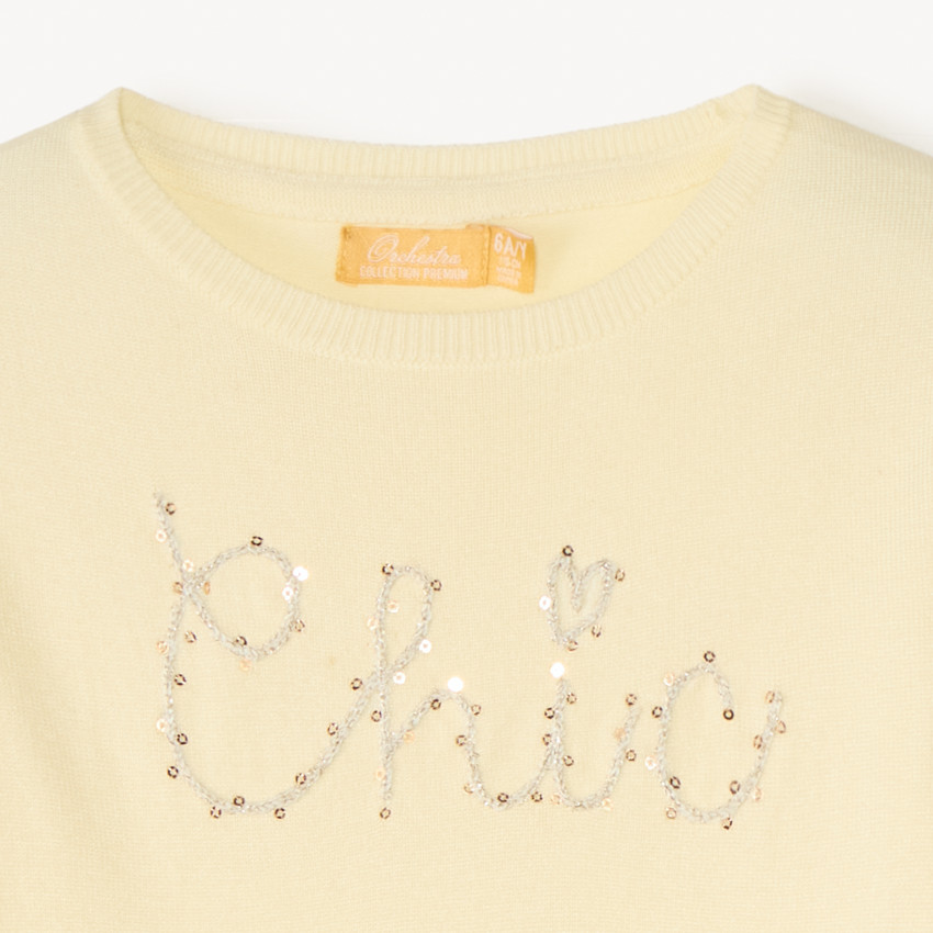 Sudadera 2 en 1 de manga larga con diseño para niña 