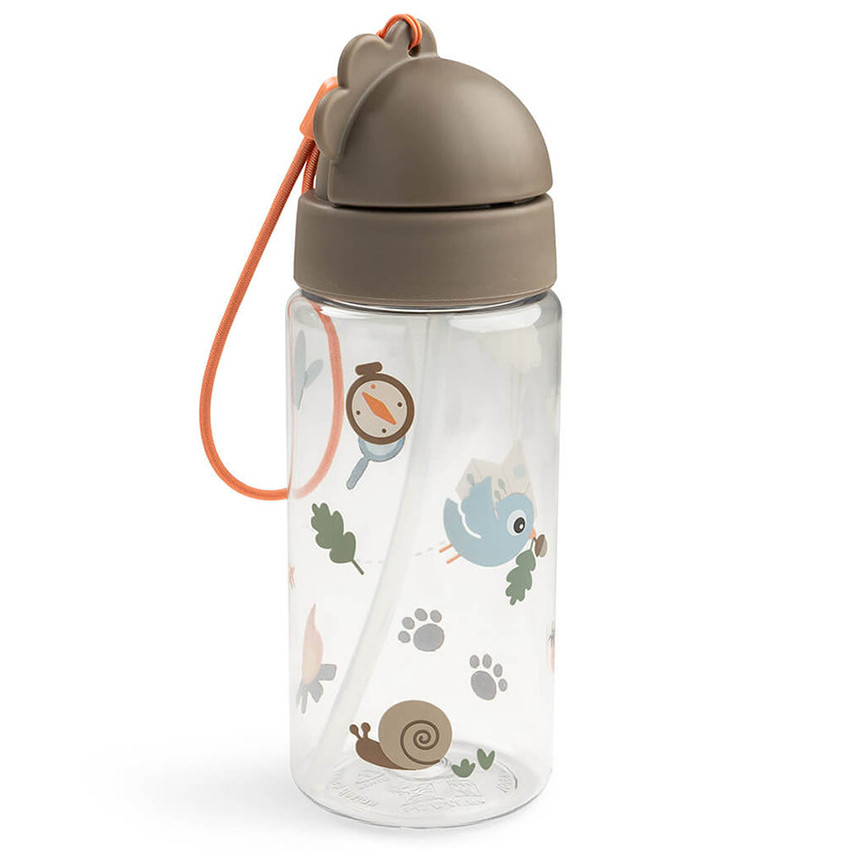 Botella con pajita 350ml Trails - Arena 
