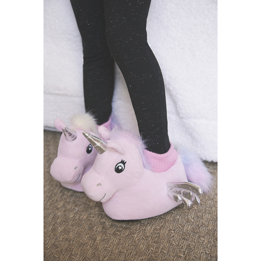 Pantuflas en forma de unicornio  Additional Pantuflas en forma de unicornio