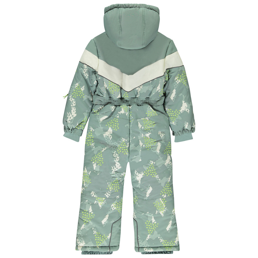 Mono de esquí acolchado con estampado divertido para niño 