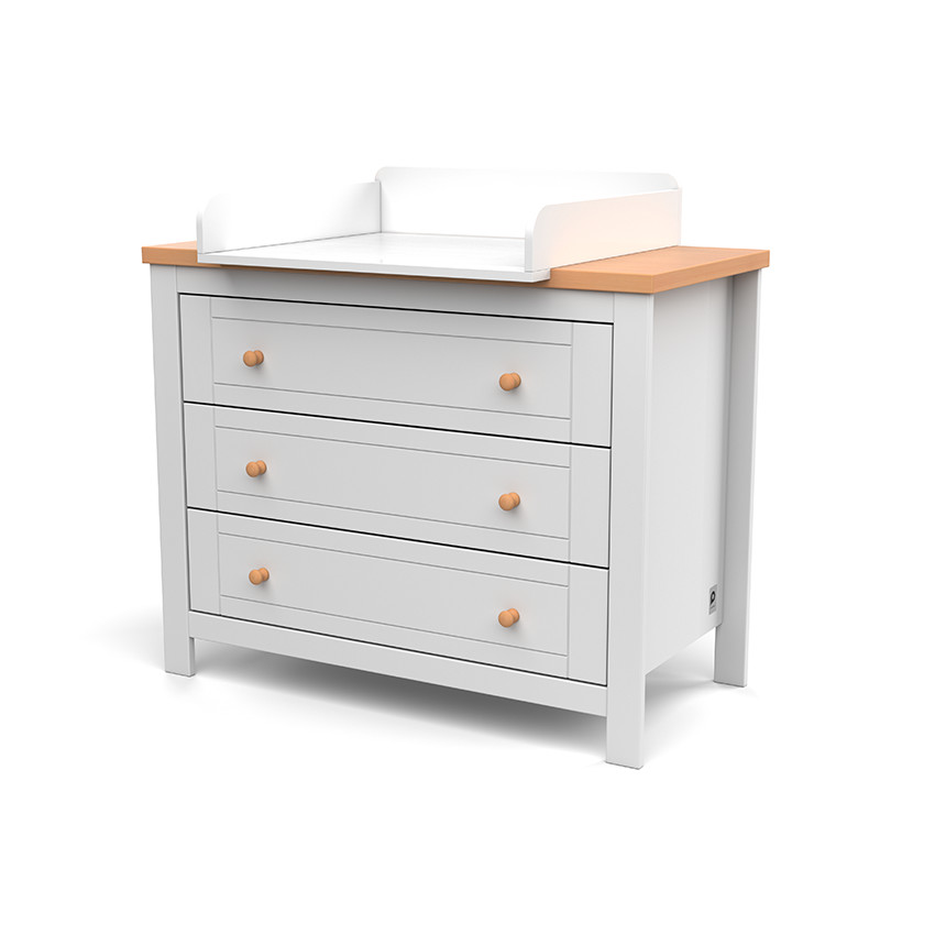 Commode 3 tiroirs avec plan à langer Maidstone 