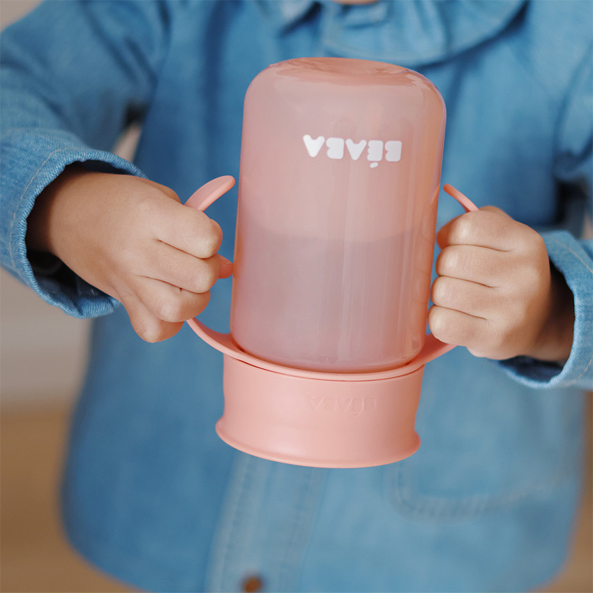 Taza de aprendizaje 360° rosa 