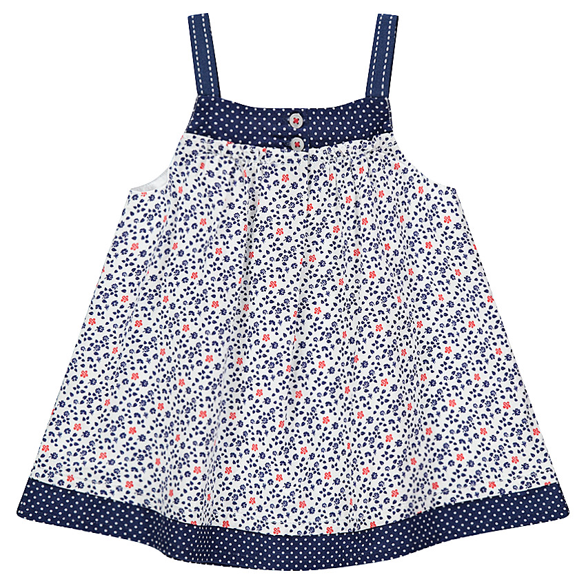 Túnica con tirantes y flores estampadas all over  Additional Túnica con tirantes y flores estampadas all over