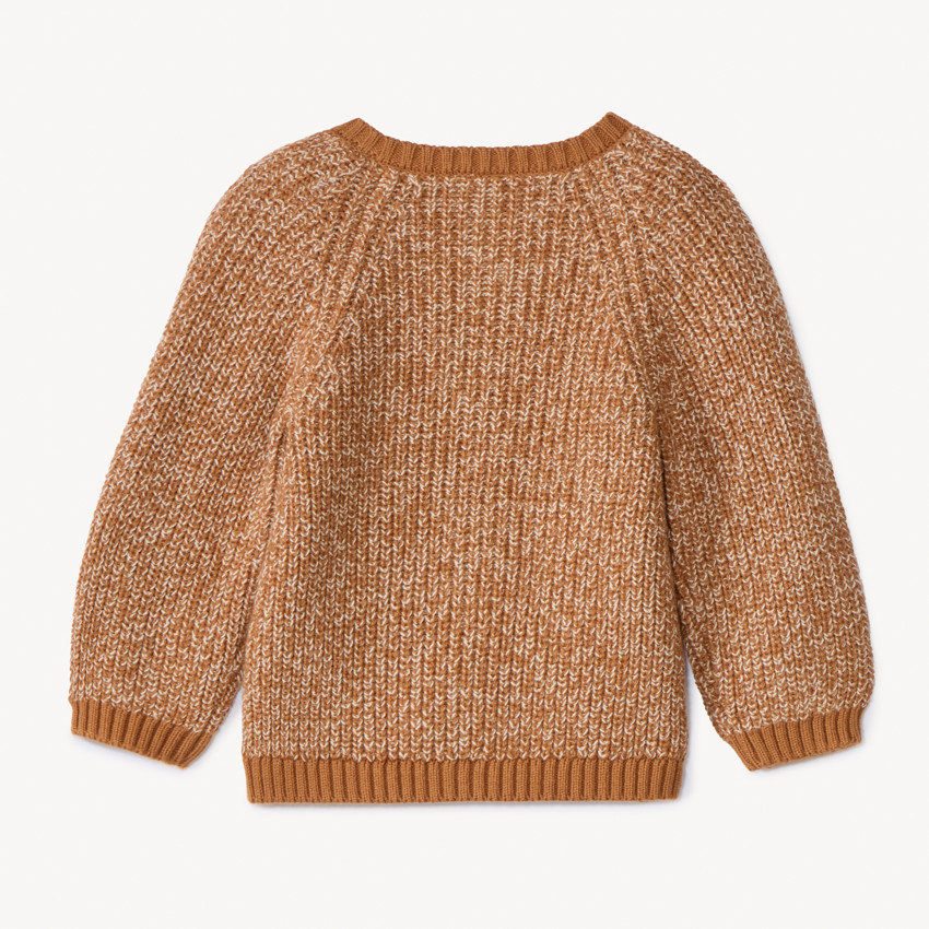 Gilet en tricot perlé et fils twistés pour bébé garçon 