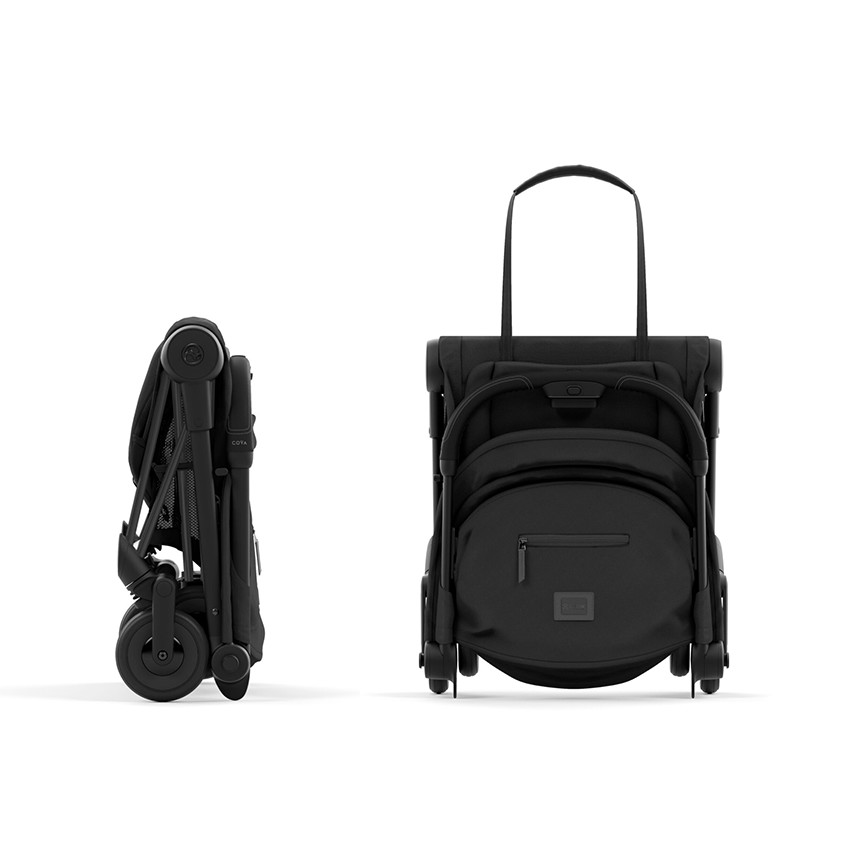 Poussette ultra-compacte Coya matt black/sepia black 