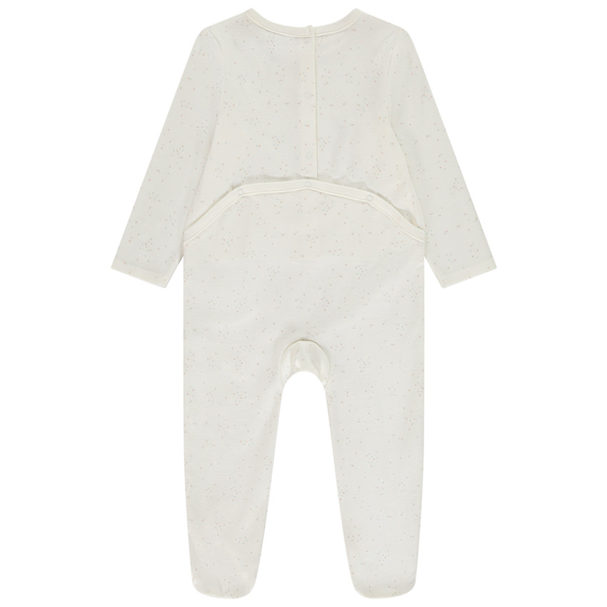 Lote de 3 peleles Lapin para bebé niña con diferentes aperturas según la edad 