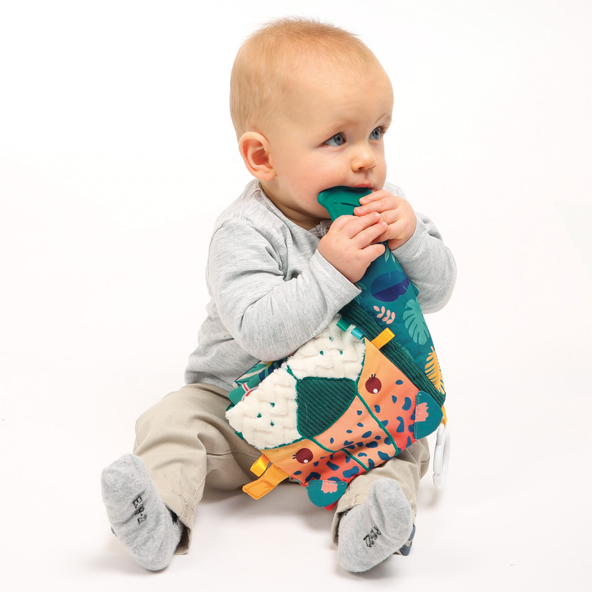 Livre d'éveil en tissu - Jungle 