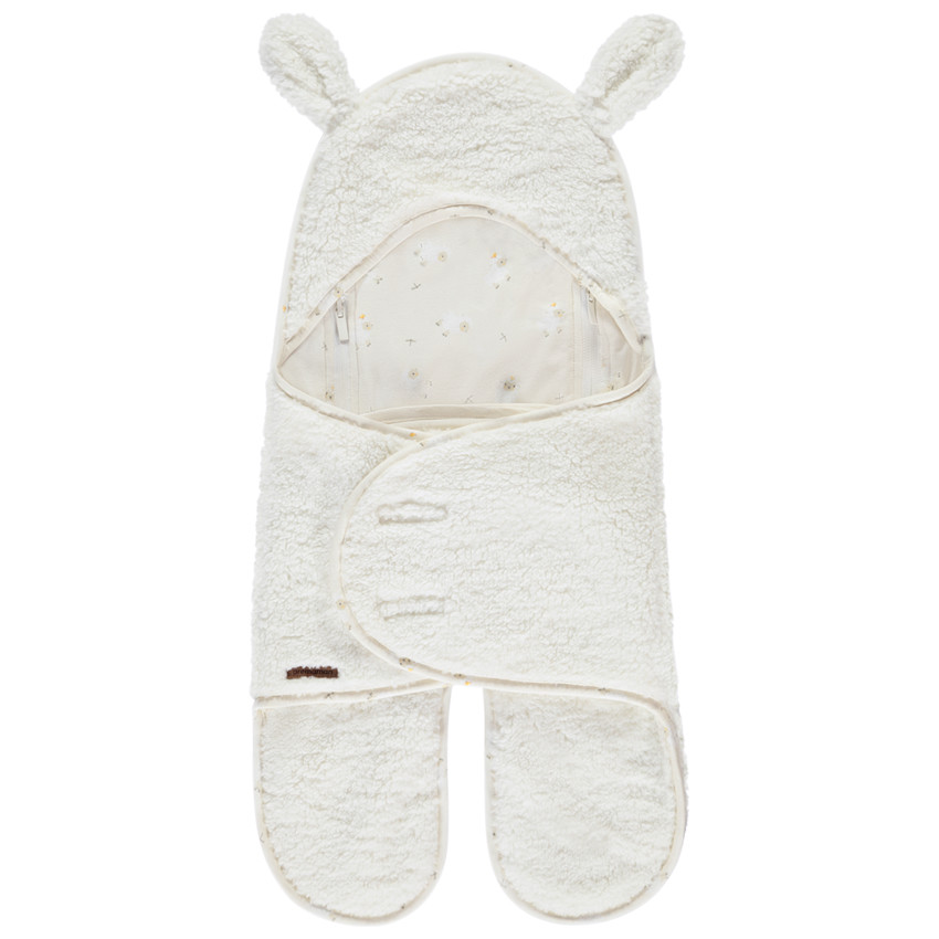 Nid de ángel en sherpa con capucha lúdica La Vida en la Granja crudo 