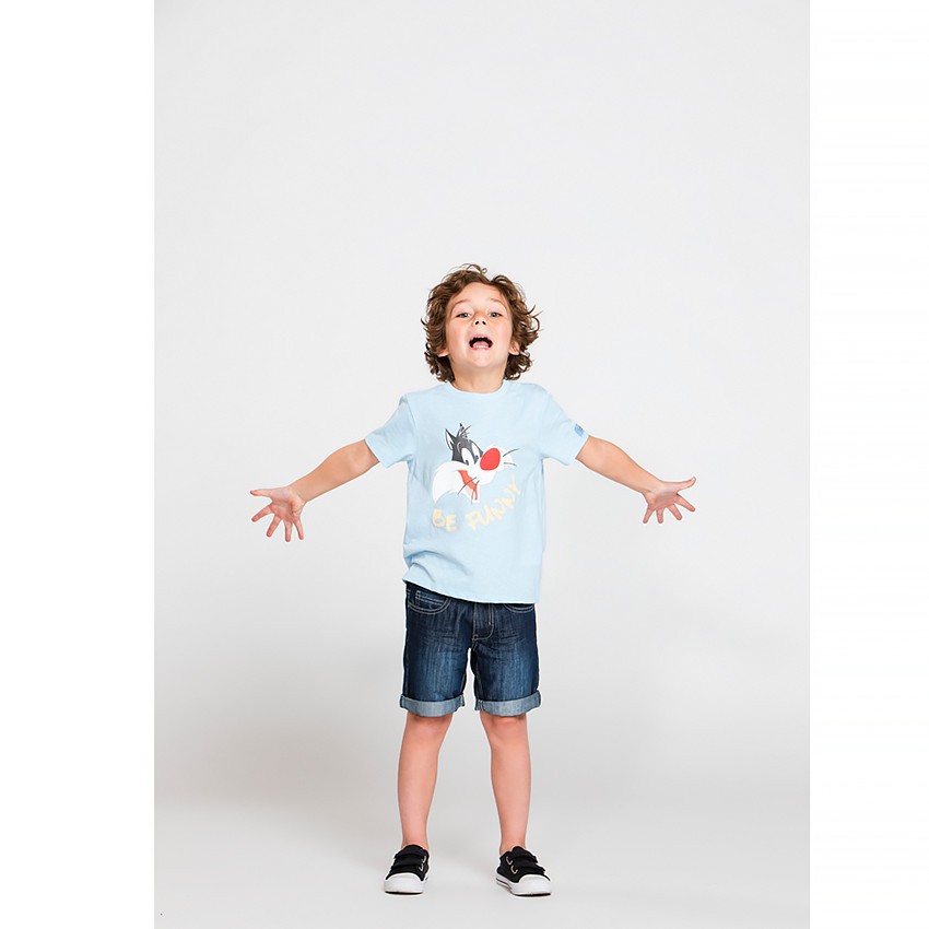 Camiseta manga corta Silvestre Looney Tunes 