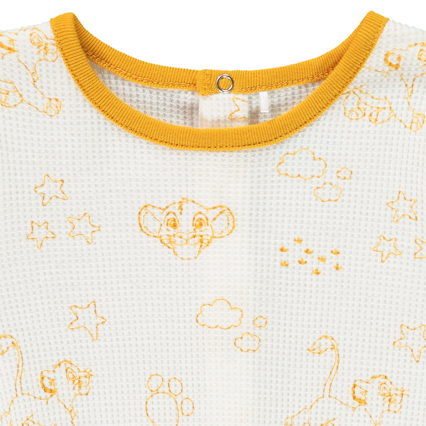 Pelele de punto de abeja El Rey León para bebé niño 