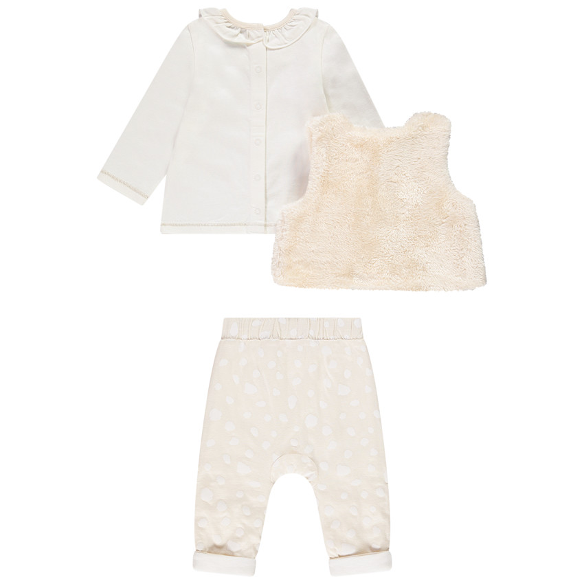 Conjunto de 3 piezas Bambi Disney para bebé niña 