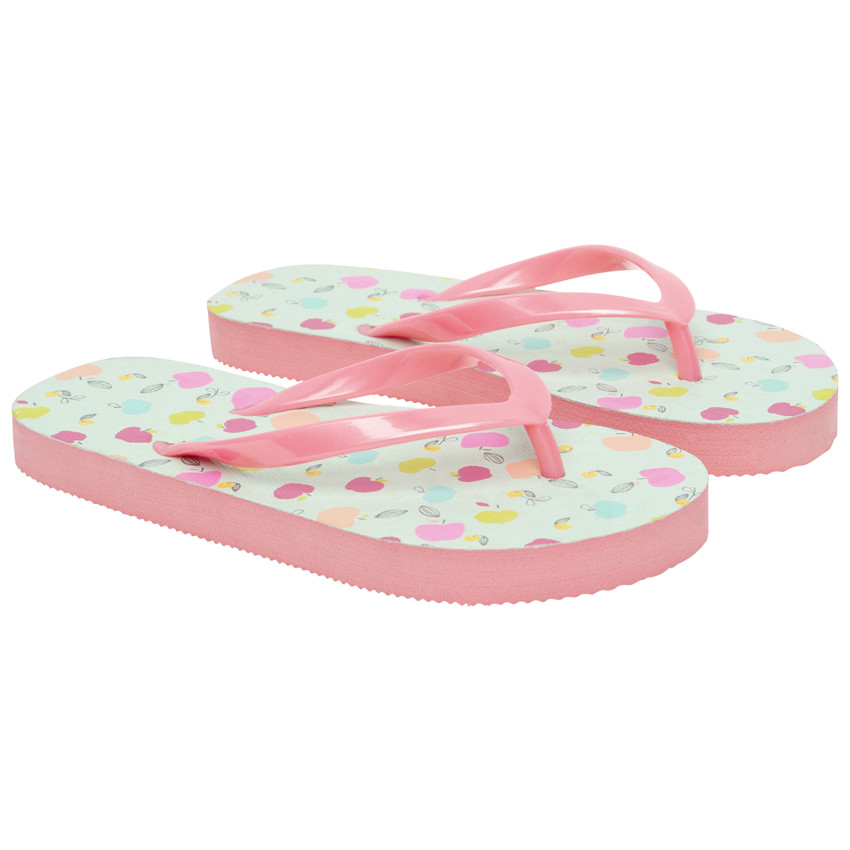 Tongs impresas de manzanas para niña con tira según la edad  Additional Tongs impresas de manzanas para niña con tira según la edad