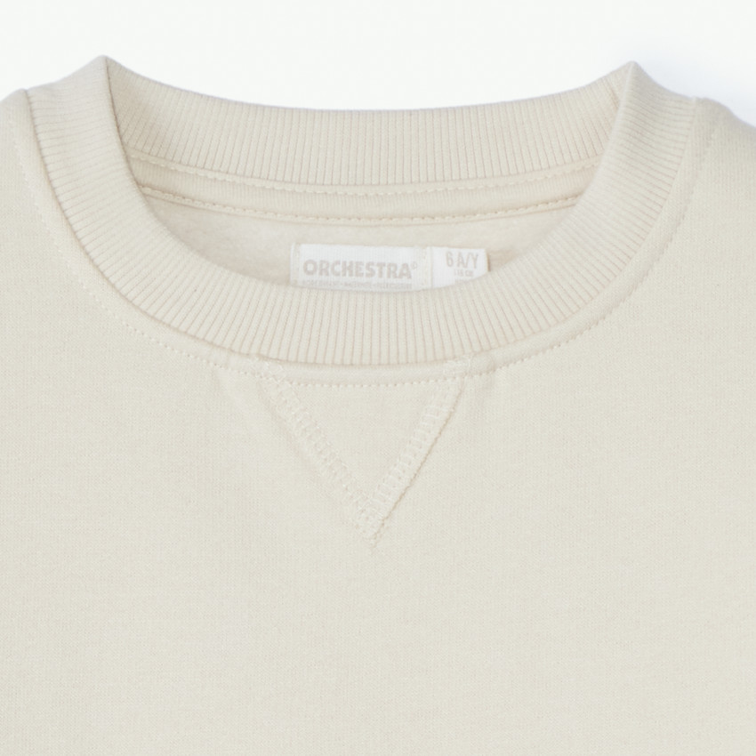 Sudadera de felpa lisa para niño 