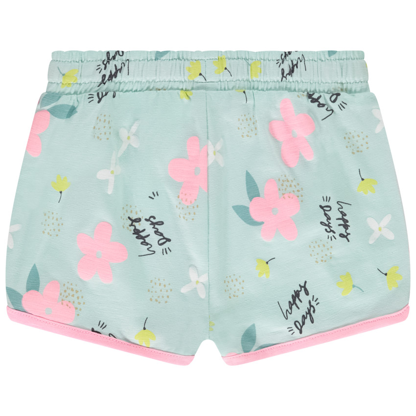Short de jersey estampado fantasía para bebé niña 