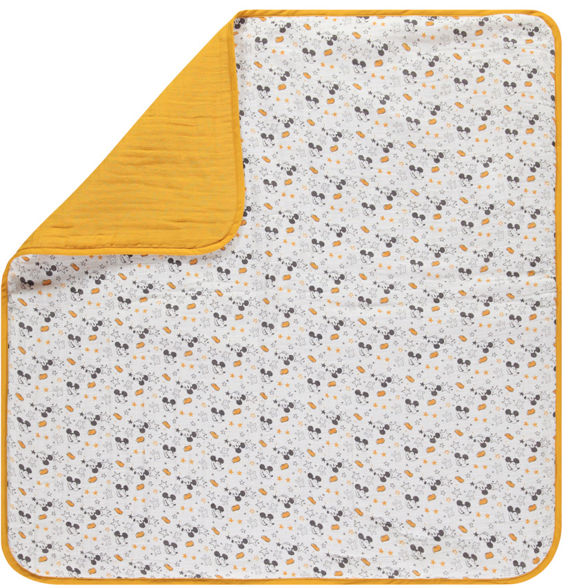 Manta de algodón estampado Mickey All over 