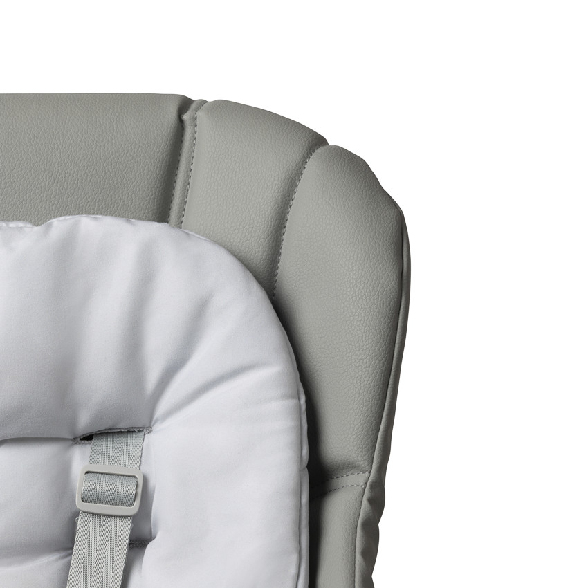 Silla alta multifuncional ajustable Harper gris 