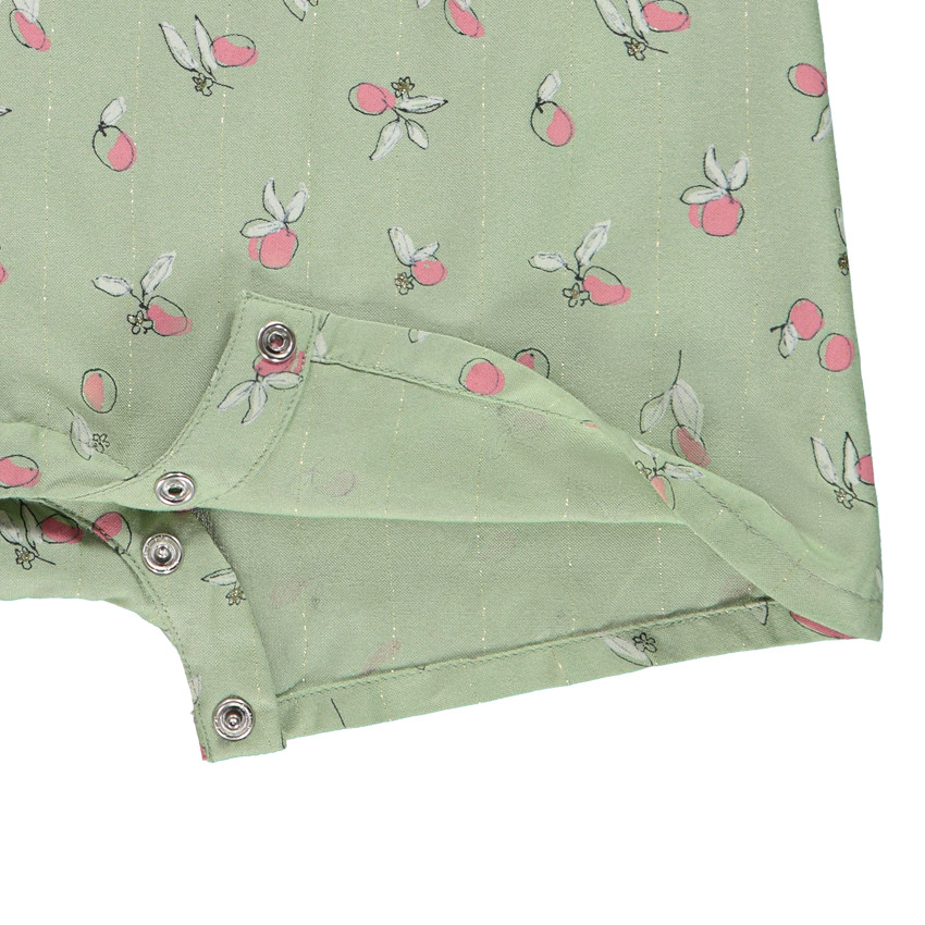 Combishort estampado de melocotones y hilos brillantes para bebé niña  Additional Combishort estampado de melocotones y hilos brillantes para bebé niña