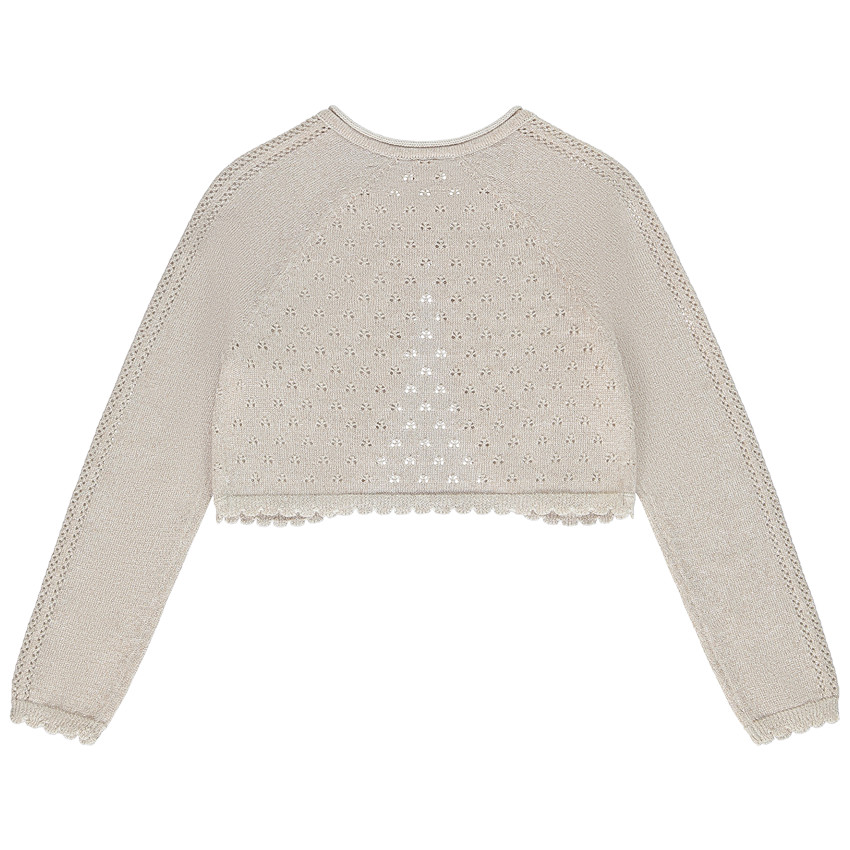 Bolero de punto calado para niña  Additional Bolero de punto calado para niña