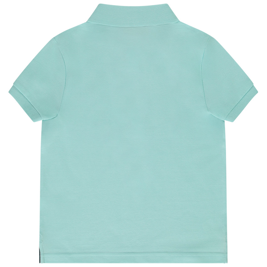 Polo liso de manga corta para niño 