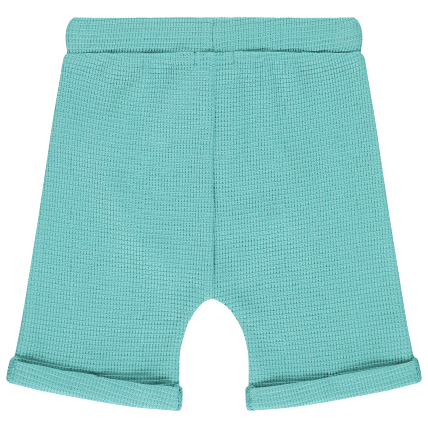 Bermudas efecto gofrado 