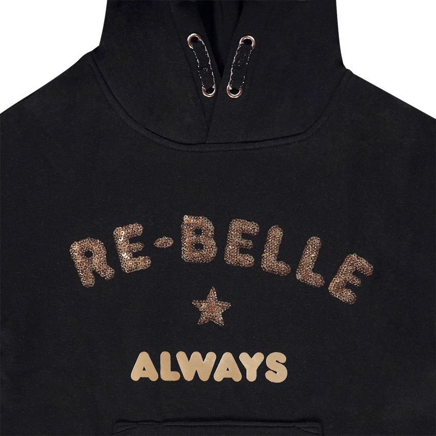 Conjunto de chándal 2 piezas con lentejuelas "Re-belle" para niña 