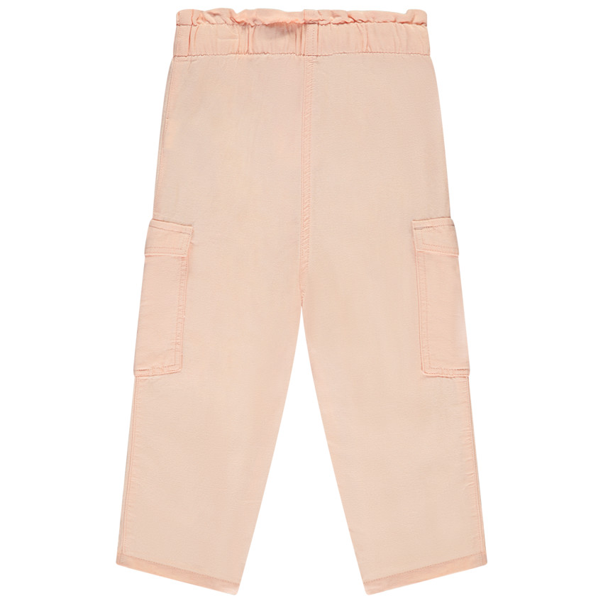 Pantalón cargo liso para bebé niña 