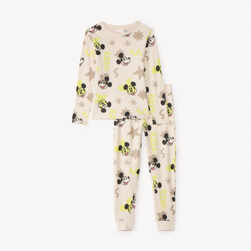Conjunto de pijama ligero de 2 piezas de Mickey Disney para niño. 