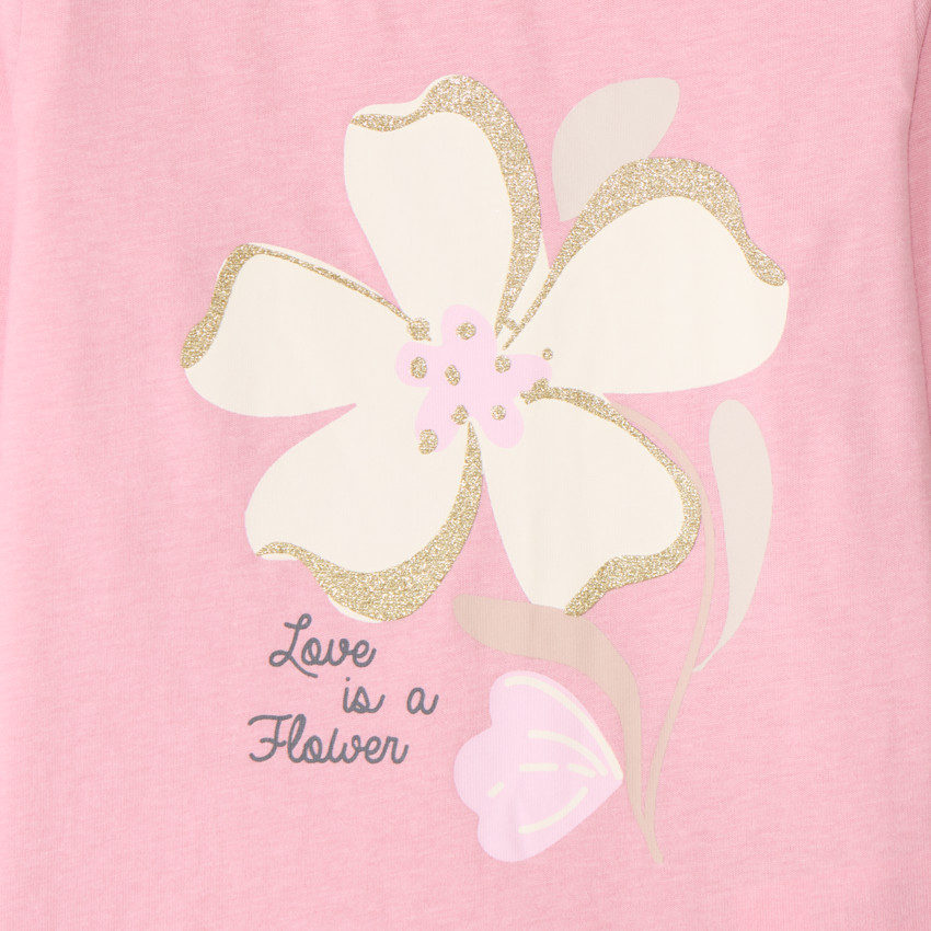 Lote de 4 camisetas de manga larga fantasía para niña 