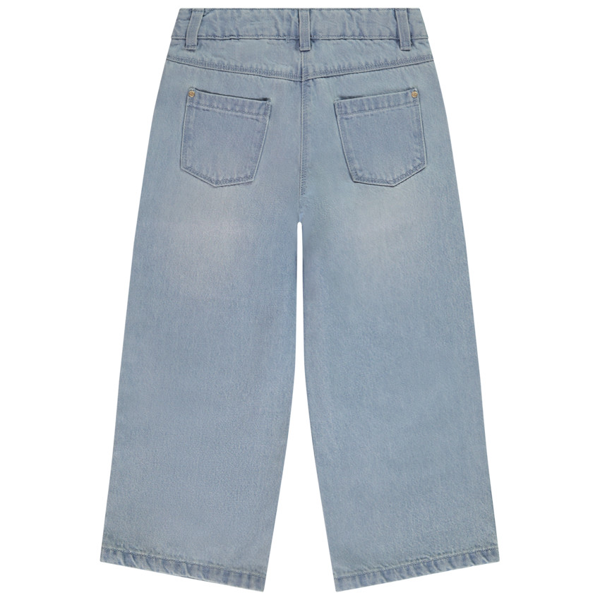 Jean ancho efecto lavado para niña  Additional Jean ancho efecto lavado para niña