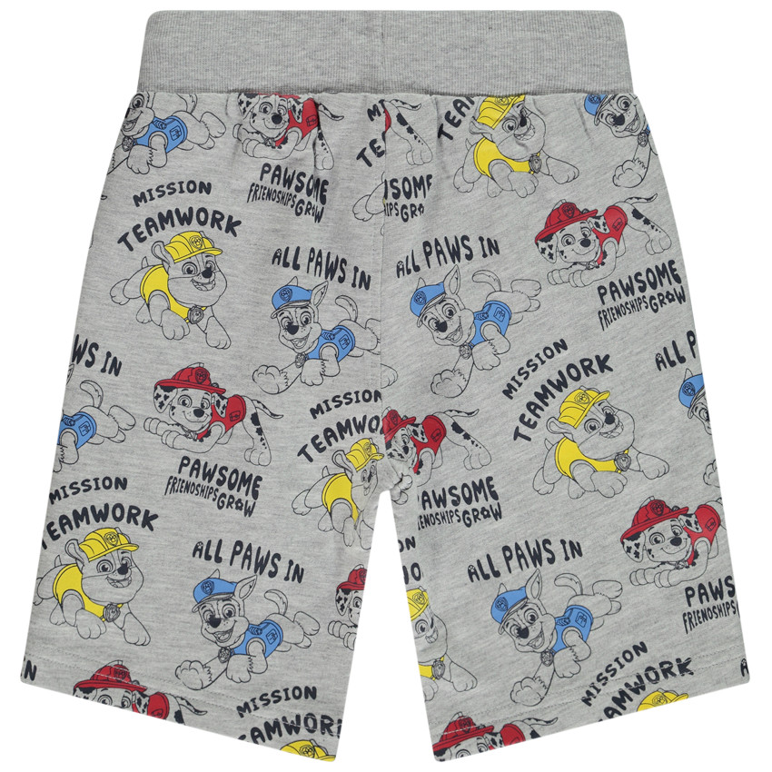 Bermuda de felpa estampado fantasía La Patrulla Canina para niño 