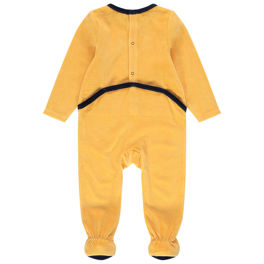 Juego de 2 pijamas de terciopelo con animales estampados y orejas de relieve  Additional Juego de 2 pijamas de terciopelo con animales estampados y orejas de relieve