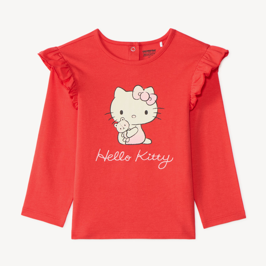 Camiseta de manga larga Hello Kitty para bebé 