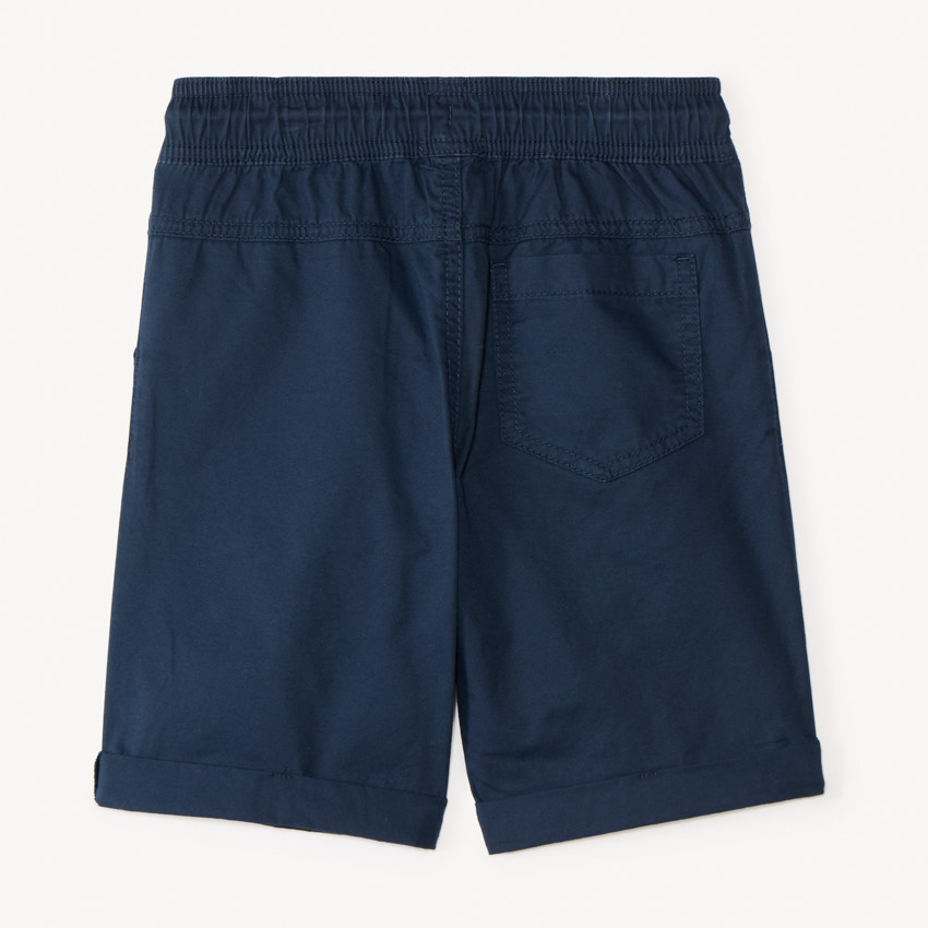 Bermuda liso de popelín para niño 