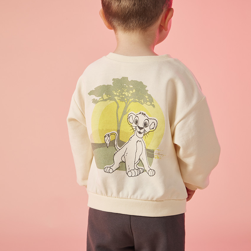 Sudadera oversize bordada El Rey Leon Disney para bebe nino Orchestra