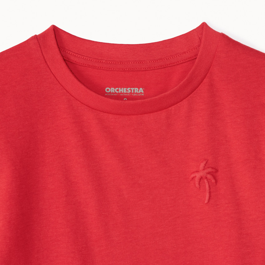 Pack de 3 camisetas de manga corta con estampado de palmeras para niño 