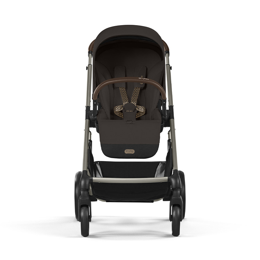 Carrito bebé compacto Balios S Lux marrón chocolate. 
