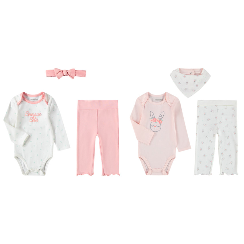 Lote de 2 conjuntos 3 piezas intercambiables para bebe nina Orchestra